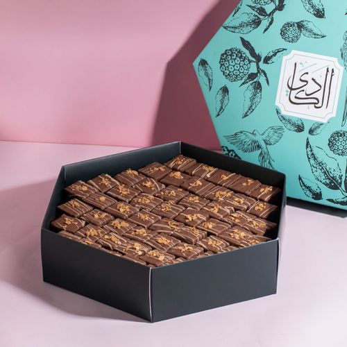 Dolce Crispy - Rice crispy filling with caramel covered by Belgium chocolate 52pcs