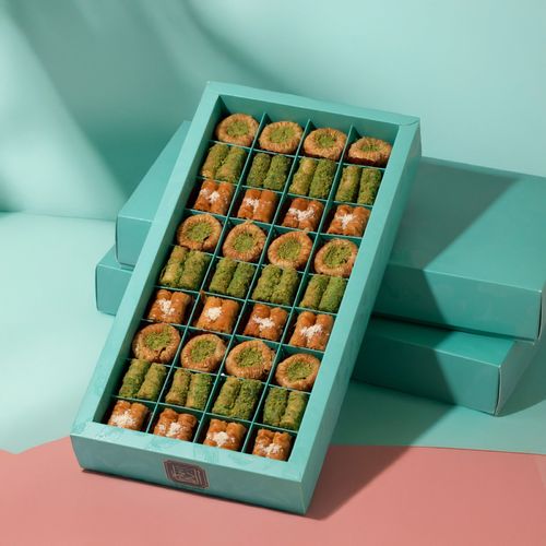 Mix Baklawa - 60pcs Baklawa pistachio and almond