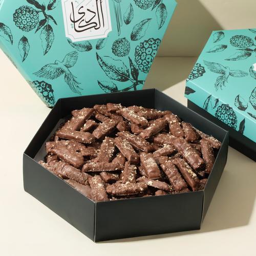 Croco - Biscuits with salted caramel filling covered by Belgium chocolate