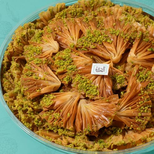 Mahafat Baklawa - Baklawa with pistachio and pastry sauce