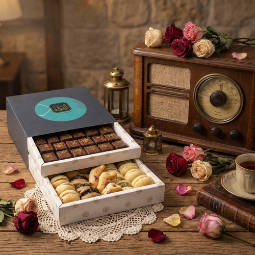 Limited Offer - - 40pcs mini cake with wafer and Nutella filling then coverd by Belgium chocolate&nbsp; - ⁠40pcs mix of mini fatayer