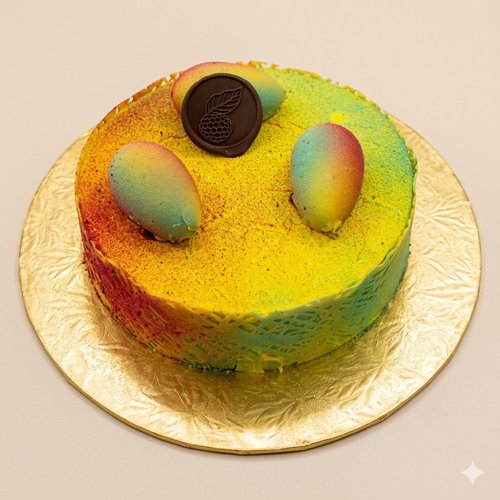 Mango Ice-cream Cake