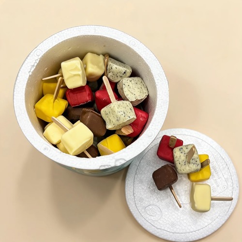 Ice-Cream Bites - Oreo - strawberry- mango - chocolate- vanilla 25pcs