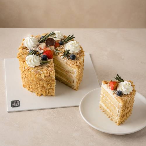 Almond Berry Cake