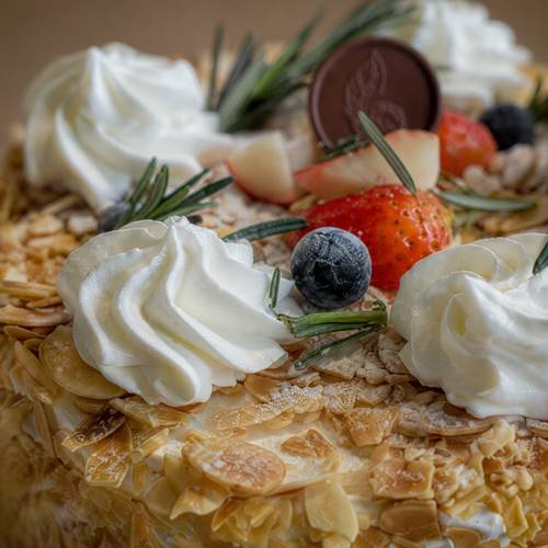 Almond Berry Cake