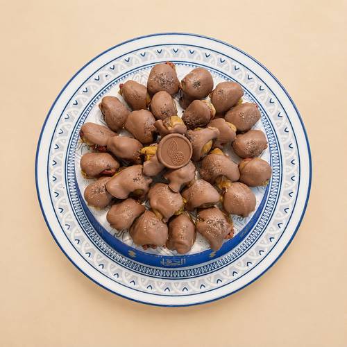 Chocolate Dates And Pecan Platter