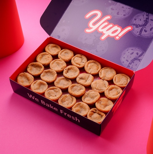 Kinder Bites Box - 24 pcs of bites cookies filled with kinder chocolate, serve 6-8 persons