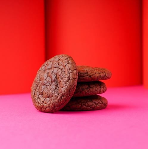 Double Chocolate Cookies Box - Box of Double Chocolate Cookies, Comes in two sizes ( 8 pieces - 16 pieces )