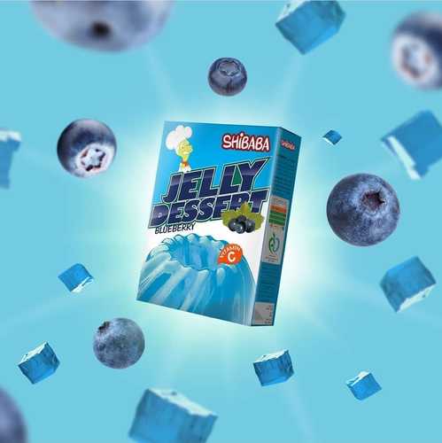 Jelly Powder Blueberry 100 GR - 5 PCS - Packet 5 PCS * 100 GR