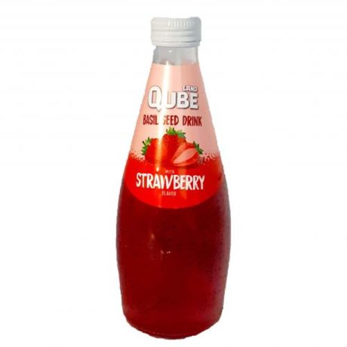 Strawberry Drink with Basil Seeds 300ml Pack of 12