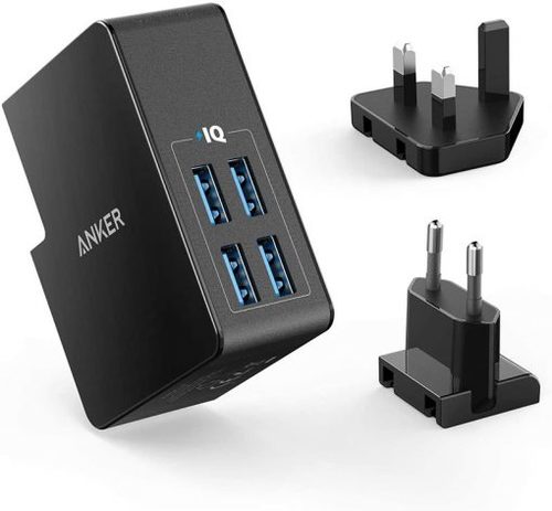 anker powerport 4 lite - BlackBerry Charging Anker 4 USB Ports