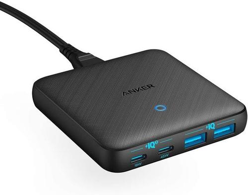 Anker PowerPort Atom III 63W Slim - Anker PowerPort Atom III 63W Slim - Black Fabric