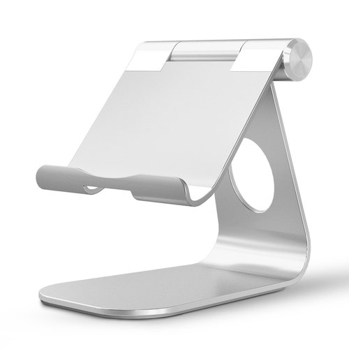 Holder Foldable Stand - compatible with 4 to 12.9 Inches devices
 Premium Material --- Full body is made from solid alloy aluminum compatible with elegant and sleek design, perfect to fit your office and home