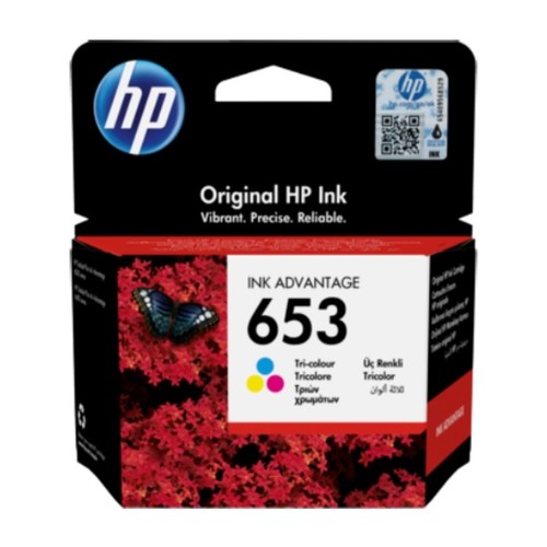 HP 653 Original Tri-Colour Ink Cartridge