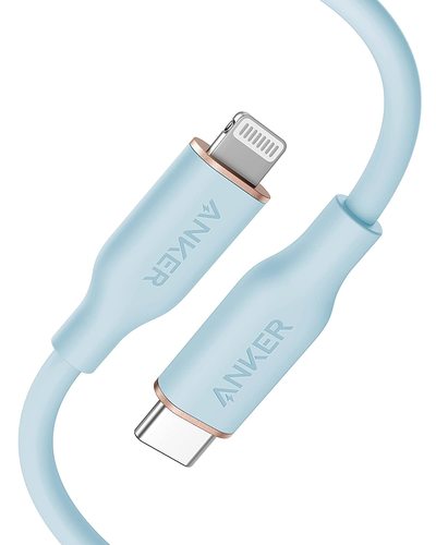 Anker PowerLine III Flow USB-C to Lightning cable 1M - Soft to the Touch Super Strength Bend It, Twist It, Flex It Certified SafeLength 1M