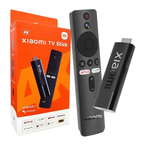 Xiaomi TV Stick 4K - With the smart Android TV™ system, Xiaomi TV Stick 4K offers you a new multimedia experience anytime, anywhere. Compact and portable, it brings a smarter life to your displays Features & Specifications: - Brand: Xiaomi - Quad-core processor - High-performance GPU - 2GB RAM - 8GB ROM - Discover 400,000+ movies and shows from across your favorite apps. - Get 7000+ apps from Google play. - Play music and games, cast from any device, and more. - 4K Ultra high-resolution output combined with Dolby Vision. - Make your TV smarter with Google Assistant. - Easier ways to connect: HDMI / Wi-Fi2.4GHz/5GHz /Bluetooth. - 360° Bluetooth remote control: this means you can enjoy 360° control from any angle. - Stream the entertainment you love from your phone, tablet or laptop to your TV using Chromecast built-in.