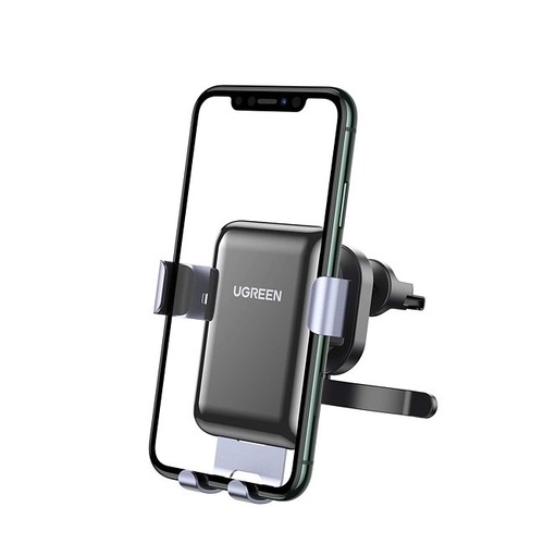 ‏Ugreen Car Mount Air Vent Cell Phone Holder - UGREEN Car Mount Air Vent Cell Phone HolderHold Your Phone Securely: Using a lock and release system, the mount keeps your phone in place with two arms that hug it tightly. UGREEN gravity car mount lets you place your phone on an air vent for hands-free GPS navigation or phone calls. Easy to Use: Simply slide your phone in the mount and the clamps automatically slip into place for a perfect hold. Tool-free installation, easy to handle. Compatible for 4.7