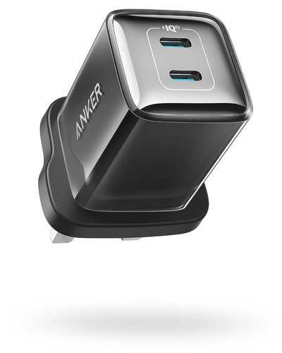 Anker 521 Charger (Nano Pro) - Charge 2 Devices at High Speed  Charge Your iPhone and iPad Simultaneously  40W Max Charging for MacBook Air  ActiveShield™ Safety Feature  Four Fresh Finishes to Match Your Style