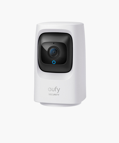 Smart Lab - Eufy Indoor Cam Mini 2K Pan & Tilt - Noise-Activated 360° PanOn-Device AI Human DetectionHome Privacy Mode24/7 RecordingMotion Tracking

2K Resolution: Stop guessing and know with exact certainty what’s happening inside your home.24/7 Recording: IndoorCam Mini never stops recording, ensuring that your property is always monitored, no matter what time of day or night.Pan & Tilt: Check all the hidden corners inside your house to ensure nothing sneaks past you.Home Privacy Mode: Instead of unplugging IndoorCam Mini, use Home Privacy Mode to turn off the camera and rotate it to your preferred privacy angle.On-Device AI Human Detection: This innovative technology detects when a human enters the frame and cuts back on annoying false alarms.Noise-Activated 360° Pan: IndoorCam Mini detects suspicious activity, activates the recording, and rotates 360° to capture any potential threat.Motion Tracking: Any movement is followed and recorded, ensuring that you never miss the key details if someone walks out of frame.Subscription Free Security: IndoorCam Mini comes with local storage, so you won’t have another monthly bill piling up on your kitchen table.Smart Integration: Easily connect to Alexa and the Google Assistant to keep your home devices bundled together.