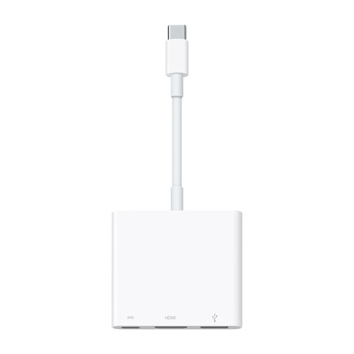 USB-C Digital AV Multiport Adapter - The USB-C Digital AV Multiport Adapter lets you connect your USB-C-enabled Mac, iPad, or iPhone to an HDMI display, while also connecting a standard USB device and a USB-C charging cable.This adapter allows you to mirror your USB-C enabled Mac, iPad, or iPhone to your HDMI-enabled TV or display.
Compatibility
iPhone 15iPad Pro 12.9iPad Pro 11-inchiPad AiriPad (10th generation)iPad miniMacBook AirMacBook ProMacBook (Retina, 12-inch)iMac