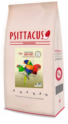 LORY DIET, 15 Kg - It is a complete food rich in sugars suitable for adult parrots of the loriini tribe. It contains dehydrated apple and dried whole egg. It can be offered dry and/or mixed with water. Faecal consistency is improved when using the dry formula.