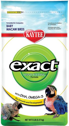 Exact Hand Feeding for Baby Macaw, 5lb - Kaytee exact Hand Feeding Formula was one of the first 