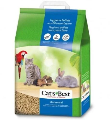 Cat’s Best Universal Litter - Can be used in a variety of ways for most breeds of small animals. We recommend that litter for households that have several different small animals to care for.