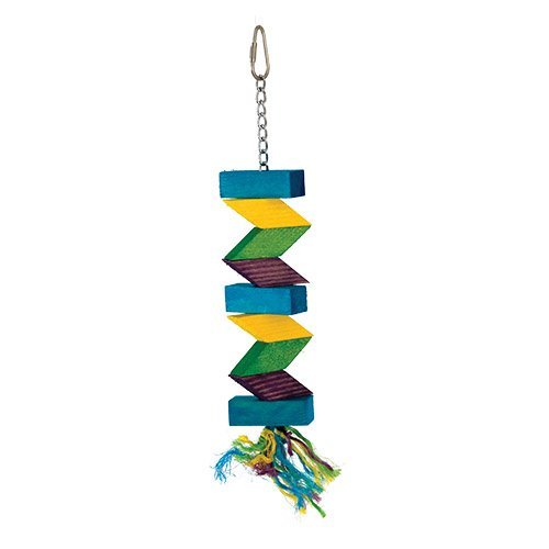 SPINNING DIAMONDS (623) - Suitable for Small  bird as lovebird, cocktail  This fun toy is perfect for keeping your bird active, and promotes exploration as well as instinctive activities such as chewing.