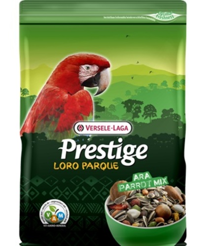 LORO PARQUE ARA PARROT, 2 kg - Contains only quality seeds, selected in function of the natural food of macaw  . the Mix is a complete food enriched with granulated VAM (Vitaminas, Tominoácidos and Minerales), so that the birds maintain excellent health.Composed in consultation with the scientific team of Loro Parque