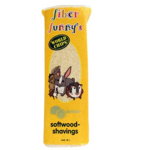 Fiberfunny's Lemon Softwood Shavings - The Fiberfunny's Lemon Softwood Shavings  is perfect for taking care of animal hatches and cages. It is hygienic and does not leave any moisture from pet litter.