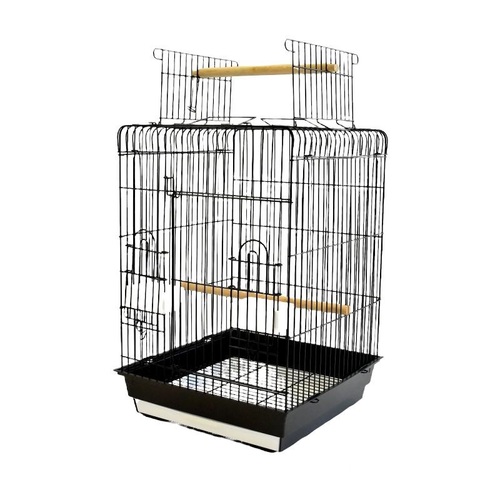 2 in 1 Cage with open top - medium cage for medium birds as amazon and african grey, the top can be open to be stand
