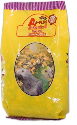 Sutherlands 10% Complete Parrot Mix , 1kg - seeds and palm oil are added to a base of complete parrot mix to adjust fat levels to 10% which makes this a perfect diet for non-breeding parrots with a medium fat requirement. During breeding season breeder pellets/egg food breeder can be easily added to provide for increased nutritional needs of breeding birds.