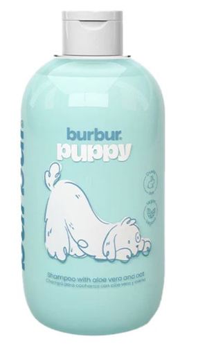 Burbur Shampoo Puppy - 400ml - Burbur is a 100% vegan, eco-friendly and highly fun brand for your cats and dogs. It provides the best shampoos for your pets with purified water, neutral PH and 100% natural and paraben-free ingredients. 
 Burbur Shampoo Puppy contains ecological aloe vera, oat extract and provitamins B5. This shampoo is used to care for and protects skin and coat, giving them strength and shine. 
 - Aloe Vera and Oat 
 - Provitamin B5 
 - 100% Natural and 100% Vegan 
 - Eco-friendly 
 - Purified Water 
 - Neutral PH 
 - Paraben-free 
 - Protects Skin and Coat – Giving them strength and shine 
 - For Dogs and Cats