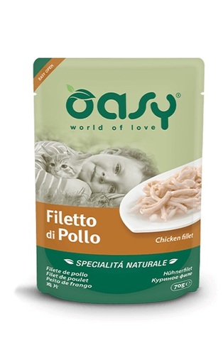 OASY NATURAL WET PETFOOD FOR CATS 70g - Plenty of meat and natural ingredients for extraordinary taste. Natural Range is the genuine, high quality food for your cat: delicious taste  prepared without any artificial colourants, flavourings or preservatives. available in many refined flavour combinations