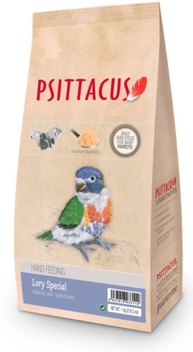 LORY SPECIAL HAND FEEDING, 1 Kg - Formulated to hand-rear chick of the Loriini tribe. It contains dehydrated hibiscus flower and papaya which aids the digestive transit.