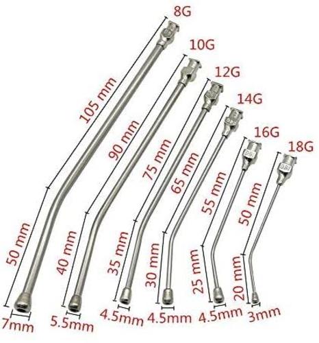 Set of Stainless steel feeding tubes