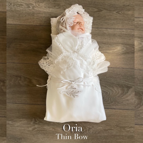 BaraSol - Oria Wrap - Oria Baby Wrap + French Lace Hat