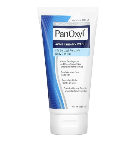 Domo Kuwait - Acne creamy wash 4nzoyl peroxide daily control - DescriptionDermatologist Recommended  Clears Existing Acne Blemishes and Helps Prevent New Blemishes from Forming  Treats Acne on Face and Body  Formulated to be Gentle on Skin  Contains Benzoyl Peroxide, an Antibacterial Ingredient  For Daily Acne Control and Maintenance  Clears Existing Acne, Helps Prevent New Breakouts From Forming  Contains Moisturizers to Prevent Dryness  Free of Parabens, Fragrances & PhthalatesPanOxyl® Acne Creamy Wash is formulated to be tough on acne and gentle on skin. Using benzoyl peroxide, PanOxyl kills acne-causing bacteria by cleaning and unclogging pores. Use: For the treatment of acne.