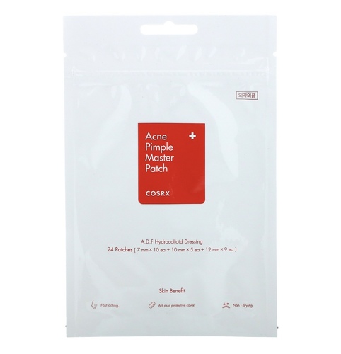 Domo Kuwait - Acne pimple master patch - DescriptionA.D.F Hydrocolloid Dressing 7 mm x 10 Ea + 10 mm x 5 Ea + 12 mm x 9 EaSkin BenefitFast acting Acts as a protective cover Non-dryingA hydrocolloid patch that absorbs oils and extracts impurities while creating a barrier to protects against outside irritants.