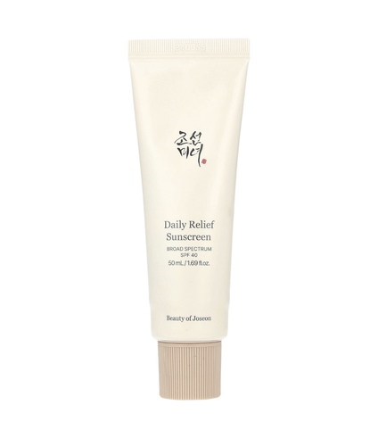 Beauty of Joseon Daily Comfort Sunscreen, SPF 40 - A lightweight, moisturizing sunscreen with SPF 40 designed for daily use, ideal for all skin tones without leaving a white cast. This non-comedogenic, non-acnegenic formula is gentle on oily and acne-prone skin and provides reliable sun protection without stinging the eyes. Perfect for your daily Korean skincare routine.
