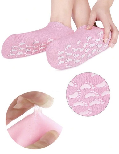 Moisturizing Foot Care Gel Socks with Heel Support