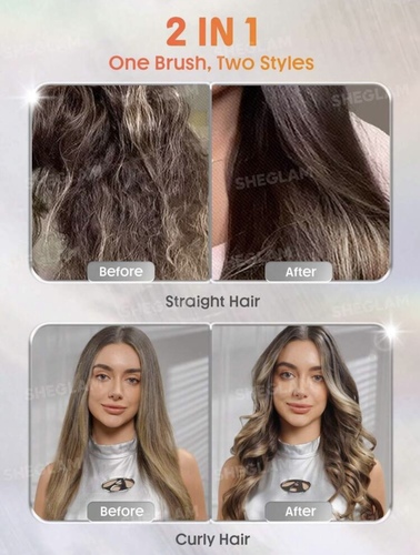 فرشاة التصفيف الذكية من SHEGLAM – كثافة ولمعة بدون هواء