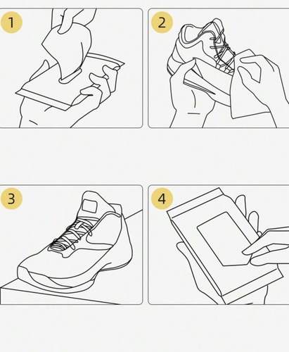 Wet wipes for cleaning shoes