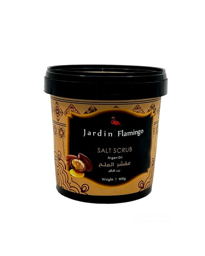 Argan Oil Salt Scrub 800 grams - Benefits of Argan Oil Salt Scrub 🌿 Effective exfoliation Removes dead cells and rejuvenates the skin. 💧 Deep Moisturizing Deeply nourishes the skin and gives it perfect softness. Brightens the skin Evens out skin tone and reduces dark spots.🛡️ Anti-Aging Reduces wrinkles and fine lines thanks to argan oil.🌱 Skin Rejuvenation Stimulates blood circulation and gives a healthy and youthful complexion. Improves skin texture Makes the skin smoother and more elastic.How to use: Apply the scrub to damp skin. Gently massage using circular motions. Rinse with lukewarm water.