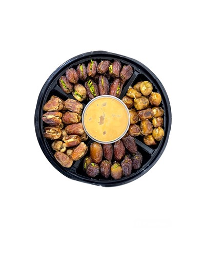 صنية تمر محشي مكسرات صغير