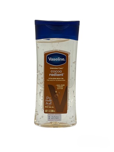 Vaseline Cocoa Oil 200 ml - 🌟 Vaseline Cocoa Oil: Deep moisturization and unparalleled softness! 🌟 Benefits of Vaseline Cocoa Oil: Intense Moisturizing: Provides deep hydration to dry skin and makes it soft and smooth. Skin nourishment: It contains cocoa butter which helps in effectively nourishing the skin. Improves skin elasticity: It enhances the elasticity of the skin and makes it bright and youthful. Treats dry lips: Improves lip dryness and provides long-lasting moisture. Treatment of cracks: Ideal for cracks in the feet and elbows. Skin protection: Forms a protective barrier against environmental factors. Anti-aging: Helps reduce wrinkles and fine lines. Fresh scent: Leaves a pleasant, fresh scent on the skin thanks to cocoa.🌿 How to use:
Cleanse the skin: Wash your face or body with an appropriate cleanser. Apply a small amount: Apply a small amount of Vaseline Cocoa Oil to dry skin or lips. Massage gently: In circular motions until the oil is fully absorbed. Use daily: For best results, use in the morning and evening. For dry lips: Apply directly to lips for all-day softness and protection.