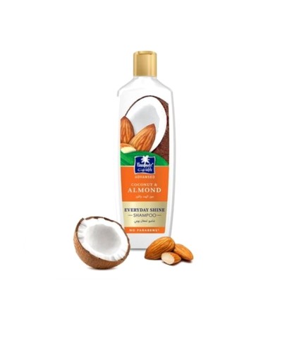 Parachute Coconut & Almond Shampoo 340ml - 🌟 Main Benefits of Parachute Coconut & Almond Shampoo
Deep Hydration: Enriched with coconut and almond extracts that deeply moisturize hair from root to tip.
Softness & Shine: Leaves hair soft and naturally shiny from the first use.
Safe & Free from Harmful Chemicals: Free from parabens and phthalates, making it safe for daily use.
Suitable for All Hair Types: Gentle formula ideal for dry, normal, and chemically treated hair.
🧴 How to Use:
Wet your hair thoroughly with water.
Apply a suitable amount of shampoo.
Gently massage in circular motions.
Rinse well with lukewarm water.