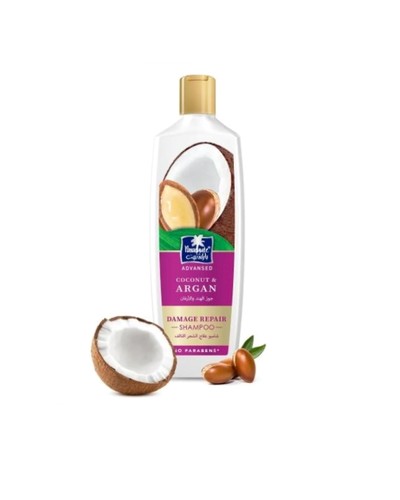 Parachute Coconut & Argan Shampoo 340ml - 🌿 Main Benefits of Parachute Advansed Coconut & Argan Shampoo
Repairs Damaged Hair:
Helps restore dry and damaged hair, bringing back its health and vitality.
Deep Moisturization:
Provides intense hydration, leaving hair soft and easy to manage.
Enhances Shine:
Gives the hair a natural shine and a healthy appearance.
Protects Against Split Ends:
Reduces breakage and improves hair elasticity.
Free from Harmful Chemicals:
Contains no parabens or phthalates, making it safe for daily use.
🧴 How to Use:
Wet your hair thoroughly.
Apply a suitable amount of shampoo to the scalp and hair.
Gently massage in circular motions.
Rinse thoroughly with lukewarm water.