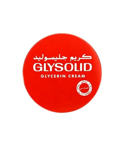 Original Glysolid Cream 125ml - 🌟 Benefits of Glysolid Original Cream :
Deep Moisturization:
High in glycerin content for long-lasting, intensive hydration.
Softens the Skin:
Effectively treats rough, dry, and cracked skin—especially on elbows, knees, and feet.
Protects Against Dryness:
Forms a protective layer that helps retain moisture.
Safe for Sensitive Skin:
Free from fragrances and irritants—gentle enough for daily use.
Multi-Purpose Use:
Suitable for hands, feet, and other dry areas.
🧴 How to Use:
Apply to clean, dry skin.
Gently massage until fully absorbed.
Use daily or as needed.