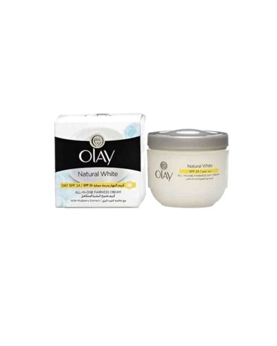 Olay Skin Lightening Cream with Cranberry 50g - ✅ Benefits of OLAY Cream with Cranberry
🌟 Skin Brightening:
Helps reduce dark spots and evens out skin tone noticeably.
💧 Deep Hydration:
Provides long-lasting moisture throughout the night, enhancing skin softness and glow.
🔄 Improves Skin Elasticity:
Helps reduce the appearance of fine lines and wrinkles with its nourishing formula.
☀️ Sun Protection:
Some variants contain SPF24, offering good protection against harmful UVA and UVB rays.
🧴 How to Use
🚿 Wash your face thoroughly with a suitable cleanser and pat it dry gently.
💆♀️ Apply an appropriate amount of cream to your face and neck, avoiding the eye area.
👐 Gently massage the cream in circular motions until fully absorbed.
🌙 Use daily before bedtime for best results.